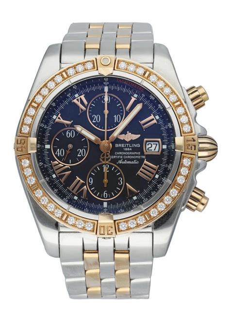 breitling chronomat evolution k13356|breitling chronomat evolution diamond bezel.